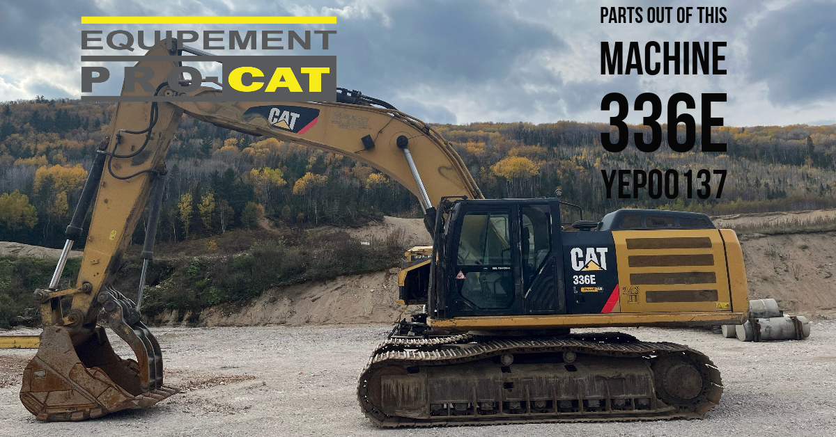 Parts available for 336E CAT Excavator