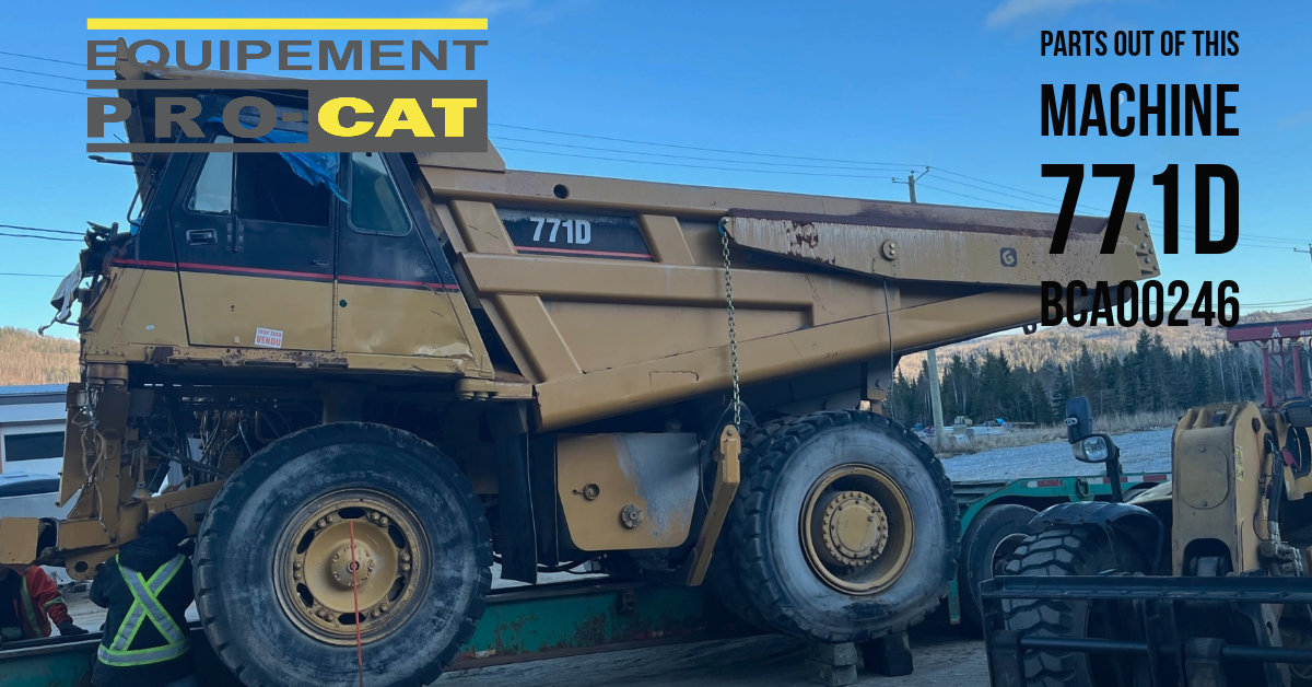771D CAT Off-Highway Truck (BCA00246)