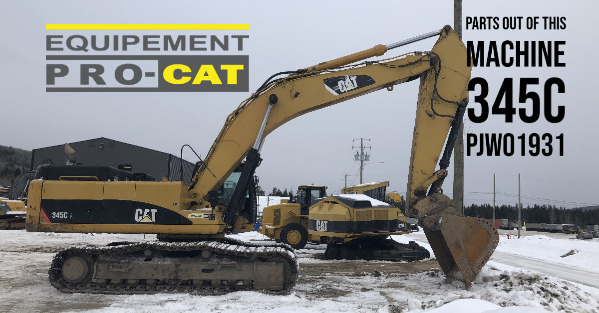 Parts available for CAT 345C Excavator