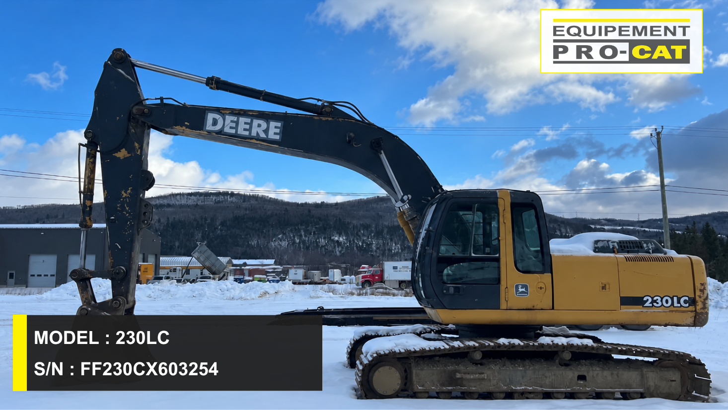 230LC JOHN DEERE Excavator (FF230CX603254)