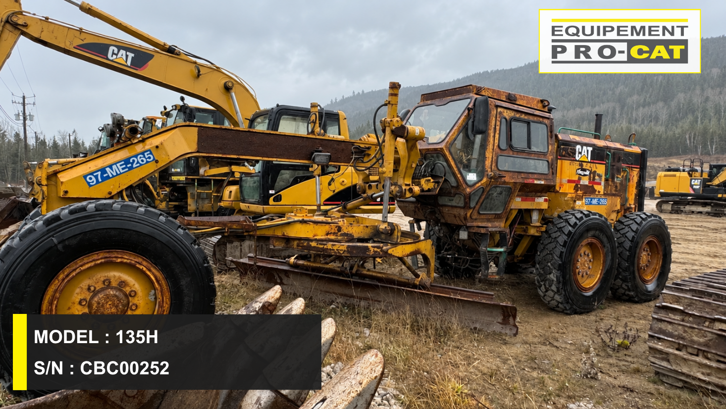 135H CAT Motor Grader (CBC00252)