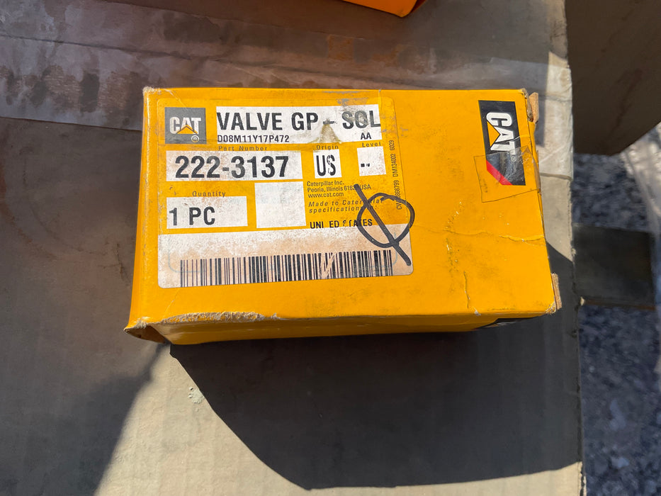 222-3137- CAT Valve- OEM New