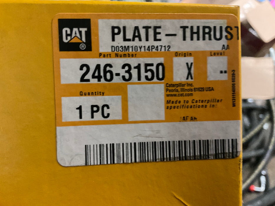 246-3150- CAT Plate- OEM New