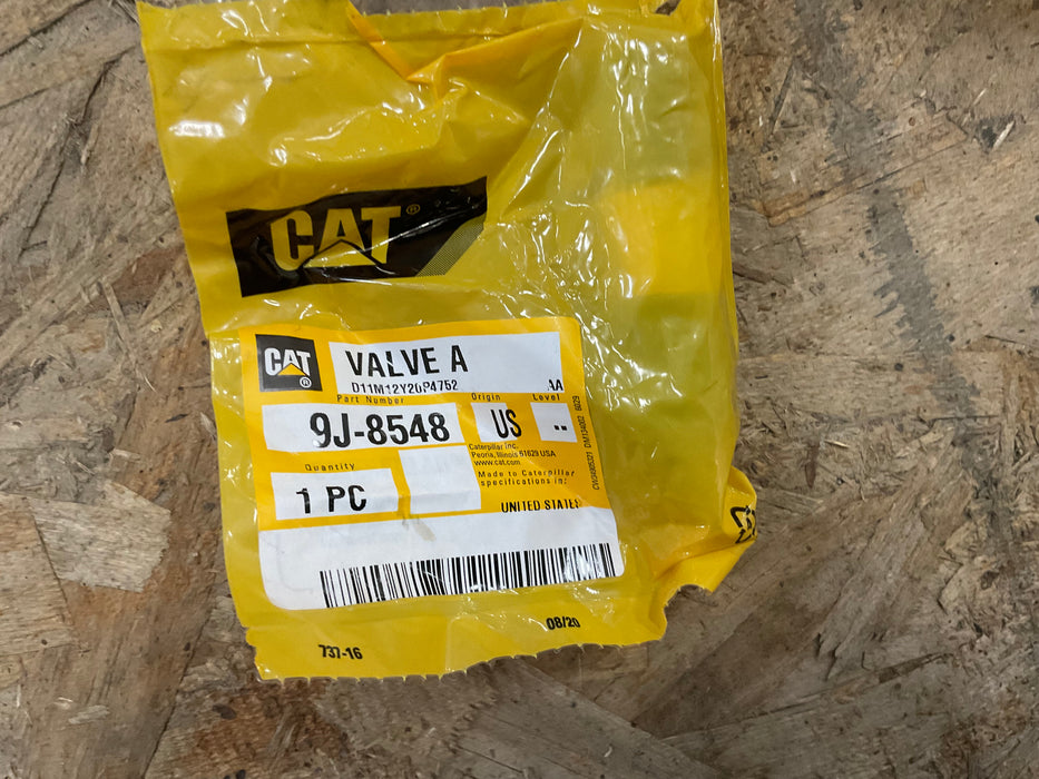 9J-8548- CAT Valve- OEM New