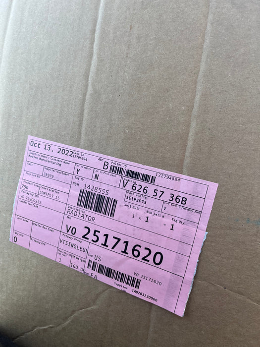 25171620-  Radiator- OEM New