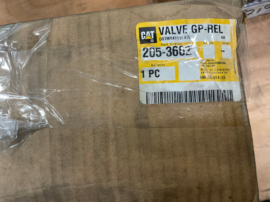 205 3602- CAT Valve- PCI9- OEM New