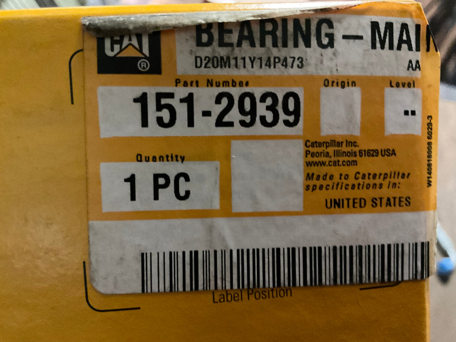 151-2939- CAT Bearing- OEM New