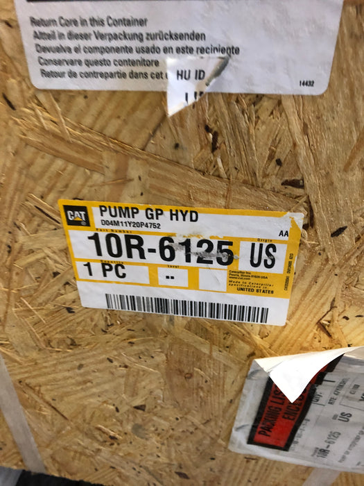 10R-6125- CAT PUMP HYD- OEM New