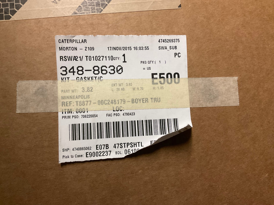 348-8630- CAT Gasket- OEM New