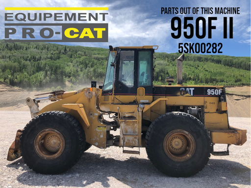 Caterpillar wheel loader 950f serie II  used and rebuilt parts